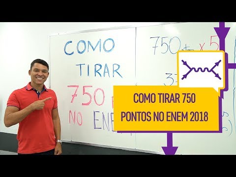 COMO TIRAR 750 PONTOS NO ENEM