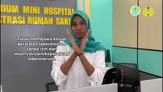 Standar Operasional Prosedur (SOP) Ketika Berada Di Laboratorium