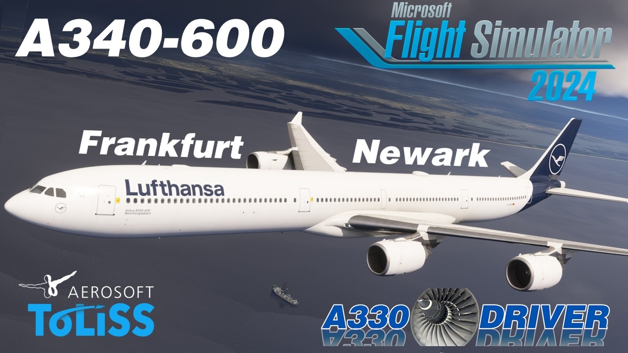 Lufthansa A340-600 Real Ops | Frankfurt - New York Newark | Real