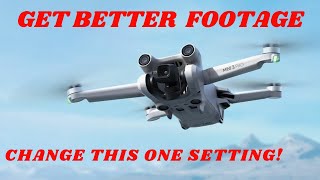 This ONE setting makes all the difference - DJI Mini 3 Pro