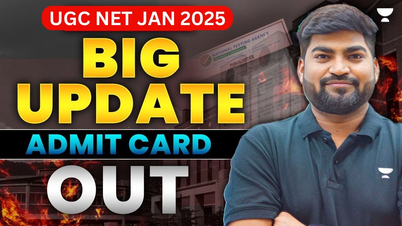 UGC NET Jan 2025 Admit Card Out 😍🔥| UGC NET Jan 2025 Latest Update 😱 ...