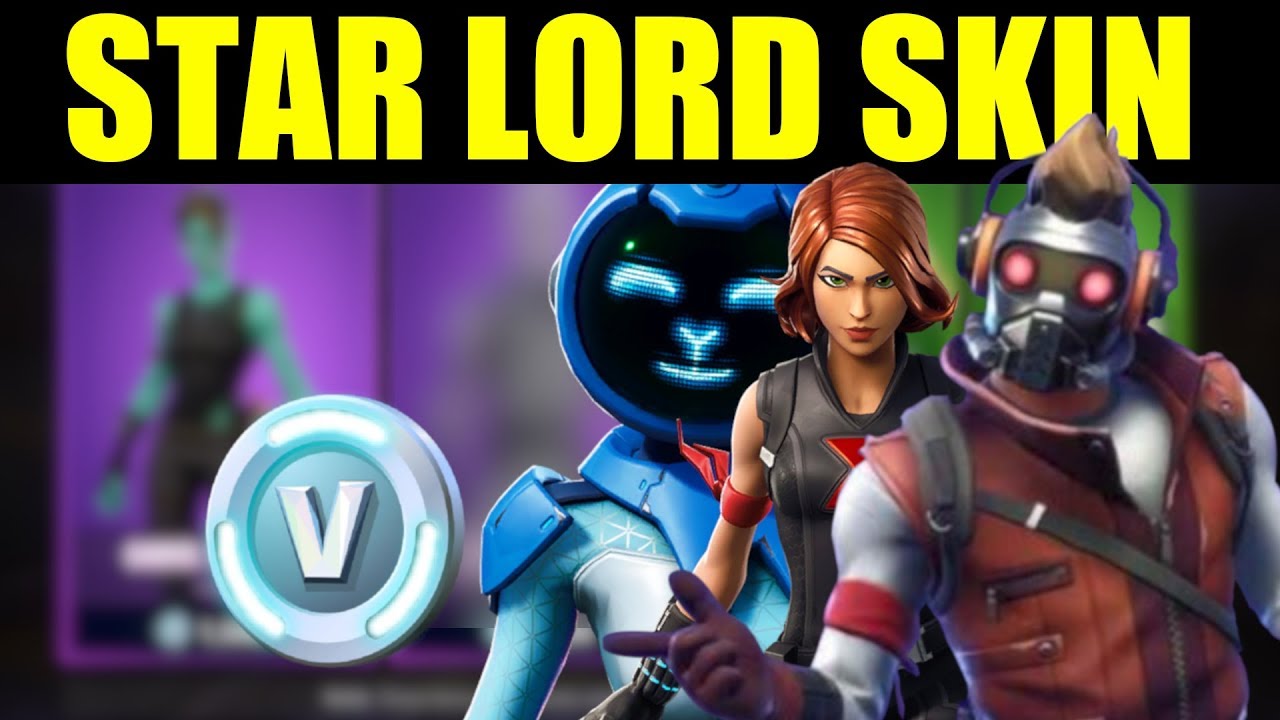 Fortnite Star Lord Skin RELEASE! New Avengers Skin in Fortnite Item Shop! (Star lord Skin)