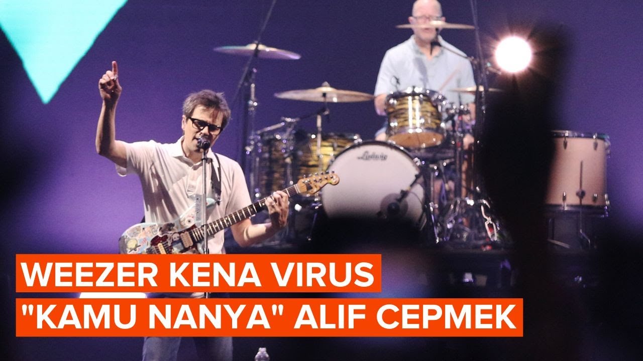 Tampil di Indonesia, Rivers Cuomo Ucapkan Tren "Kamu Nanya" ala Alif