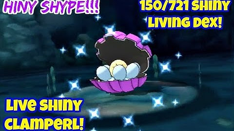LIVE shiny Clamperl after 463 Dexnav Encounters! 150/721 Shiny Living Dex | Pokemon ORAS