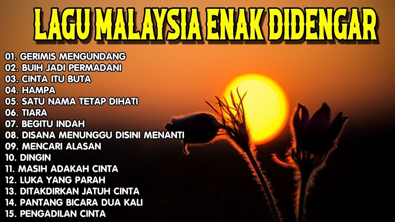 Lagu Malaysia Paling Enak Di dengar Sampai Sekarang | Akustik malaysia | Gerimis mengundang | TIARA