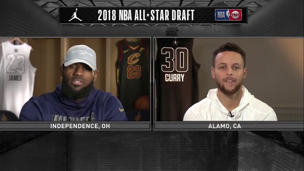 Lebron James & Steph Curry Draft All Star Teams Inside The NBA YouTube
