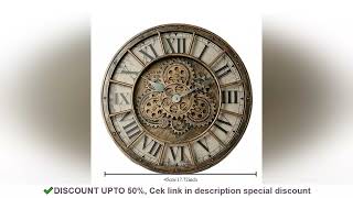 46cm Tianji Star Retro Rotating Gear Wall Clock - Worth Checking Out | Smart Choice | Smart Choice