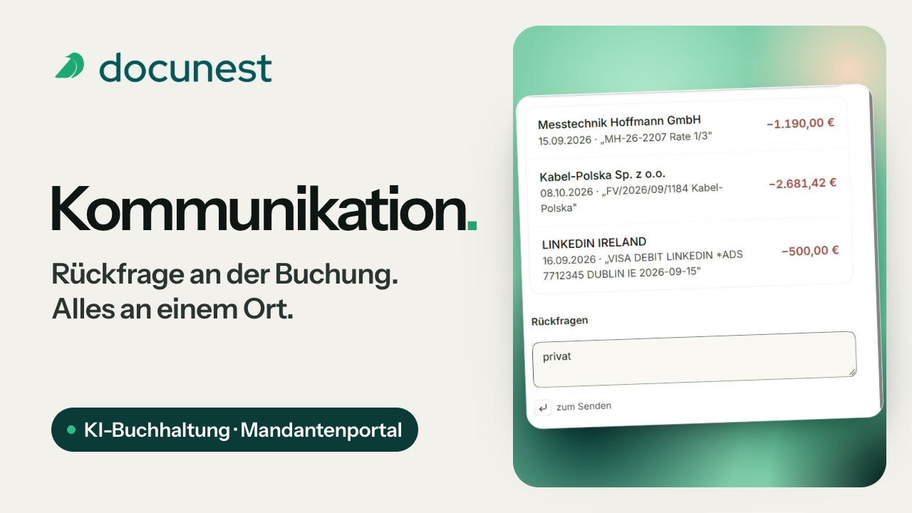 Kommunikation mit der Kanzlei, Vorschaubild des Videos