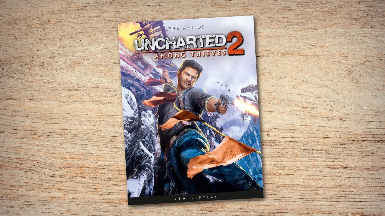 The Art of Uncharted 2: Among Thieves (book flip) - YouTube