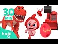 [Best] Colors for Kids｜Dinosaur Race, Mosquitoes, Dino Eggs, Donuts, Cars｜Learn Colors with Hogi