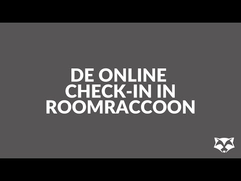 HelpCenter | De online Check-In in RoomRaccoon