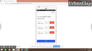 How to mark calendar in UrbanClap Partner App screenshot 5