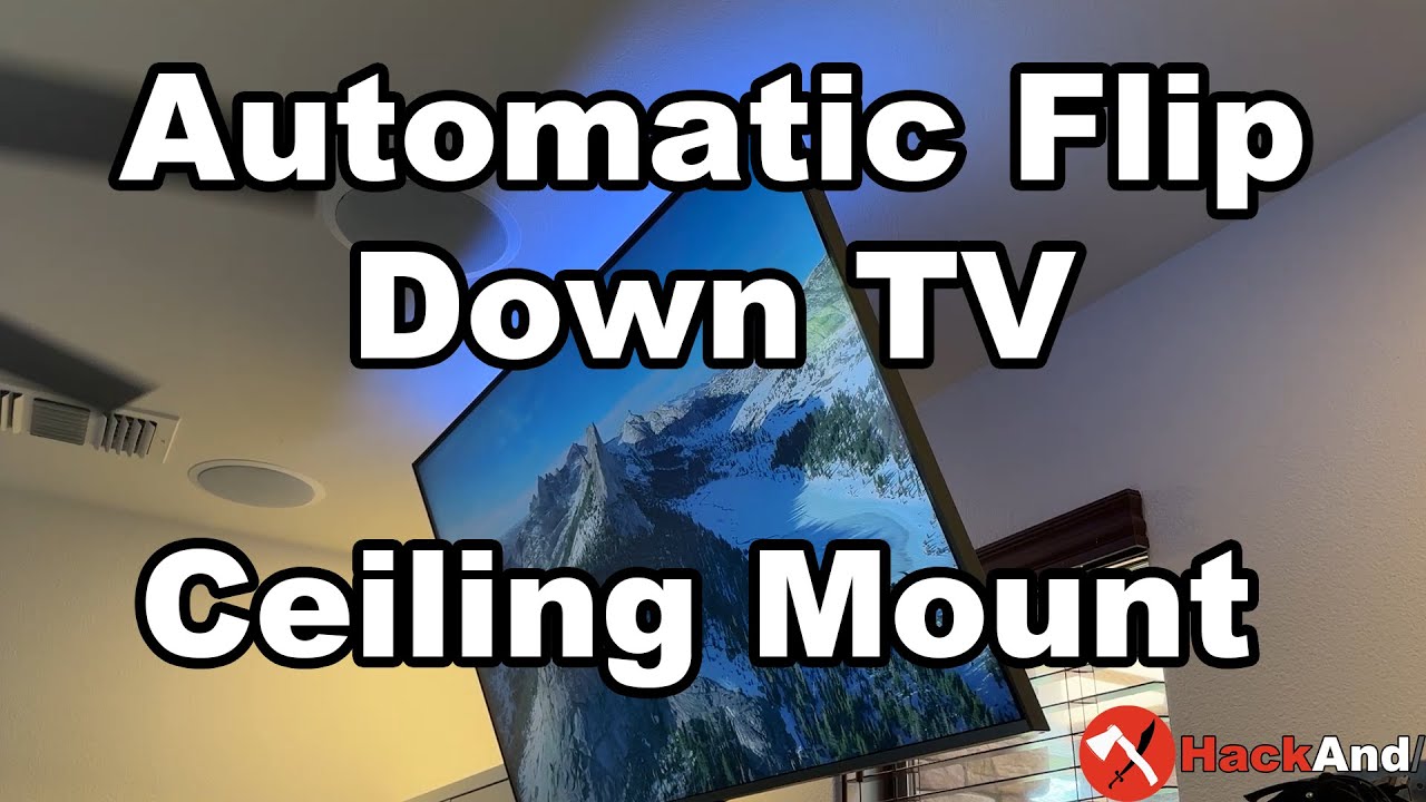 Automatic Remote Controlled Ceiling TV Mount