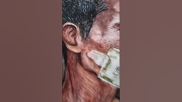 old man portrait 🖌️ watercolor painting #shorts #sketch #viralshorts