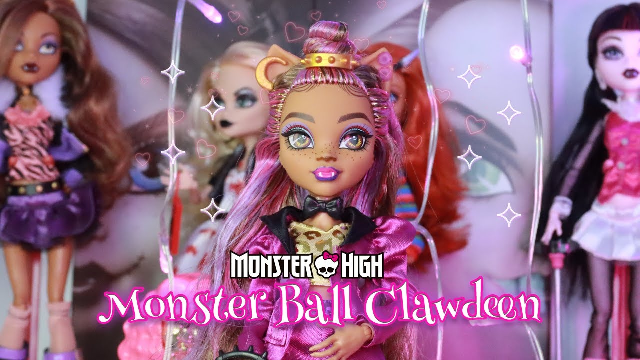 Monster High G3 Monster Ball Clawdeen Doll Unboxing and Review - YouTube