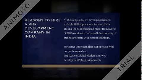 Reasons to Hire a PHP Development Company in India