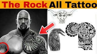 The Rock All Tattoo Original Design | Sbm Tattoo