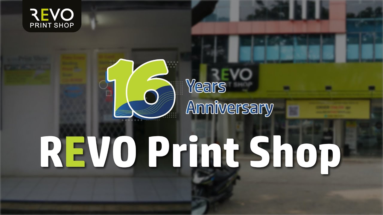 Ulang Tahun REVO Print Shop yang ke16 tahun YouTube