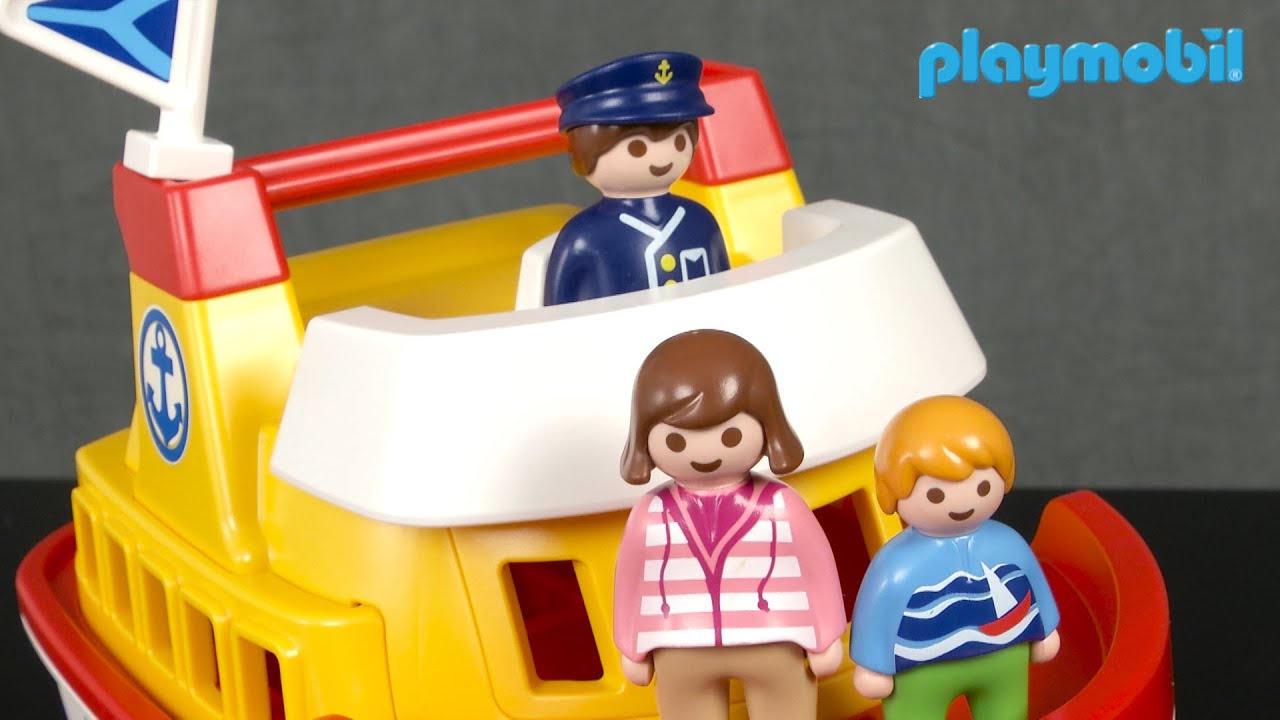 playmobil floating take along ship