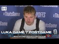 Luka On Game 7 Loss To Clippers: “We Get Paid To Win. We Didn’t Do It"