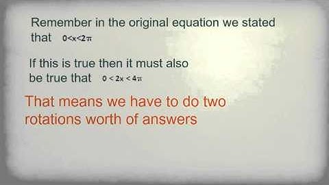 Solving Trigonometric Equations with Identities