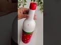 Transforming a Wine Bottle into Festive Decor