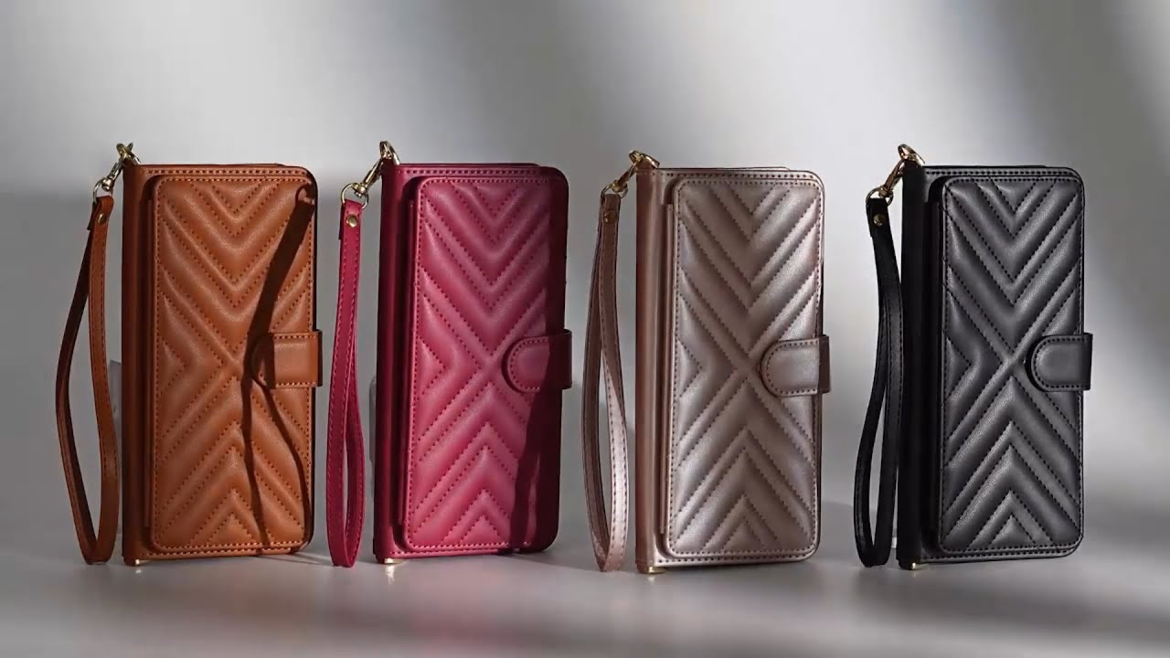 BORYA Leren hoesje voor ZTE Blade V70 Max, premium PU-kunststof