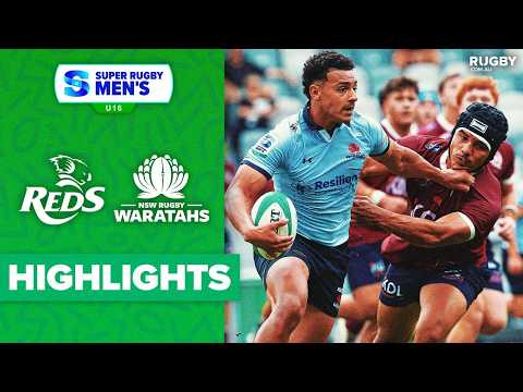 Queensland Reds v NSW Waratahs Highlights | Super Rugby U16 2026 | Round 6