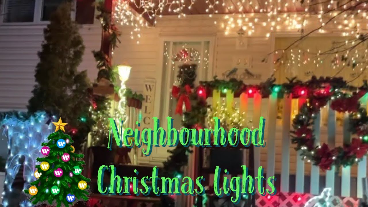 Checking out the neighbourhood Christmas Lights christmaslights YouTube