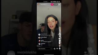 Dixie damelio instagram live video w\/ Noah Beck..12\/5\/2021