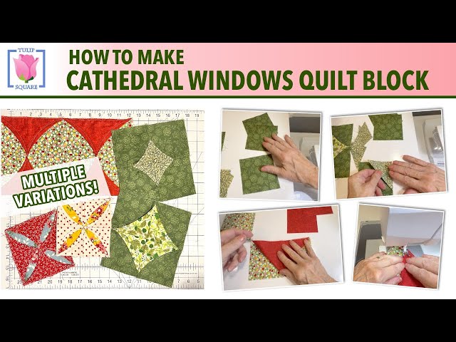 Cathedral Windows Quilt Squares : 9 Steps (with Pictures) - Instructables