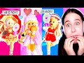 I Played The TWO COLOR OUTFIT Challenge.. Roblox Royale High Valentines Day Update