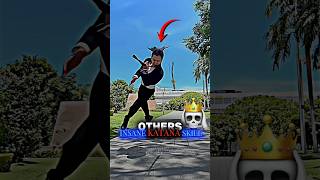 Level 1 katana skill vs Real master😬#ytshorts