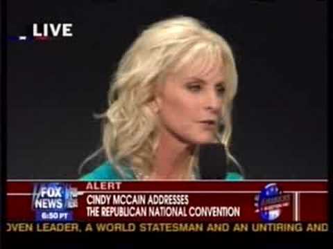 Republican National Convention Cindy McCain Speech...