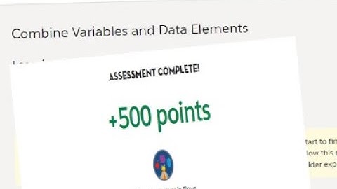 Combine Variables and Data Elements | Data and Actions in Flows