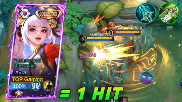 LAYLA 100% KAPOTTE HELD!! BOUW DE BESTE WERELDWIJDE LAYLA 2025 (1 HIT DELETE!!) - MLBB