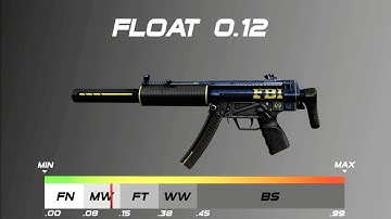 CSGO MP5 | Agent - Skin wear/float