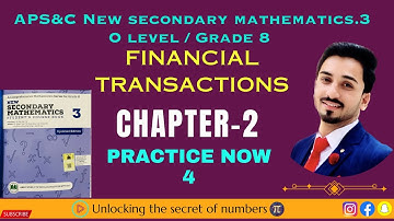 APS math  VIII/Olevel || NSM 3|| Chapter 2 || Practice Now 4 || #apsmath #olevelmath#maths#viral