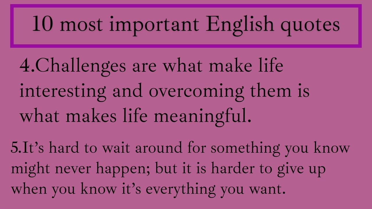 Quotes About English Language Importance