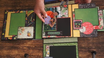 Flutter - Graphic 45 -  Mini Album Walk thru