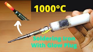 How To Make A Soldering Iron with Glow Plug | 12v DC