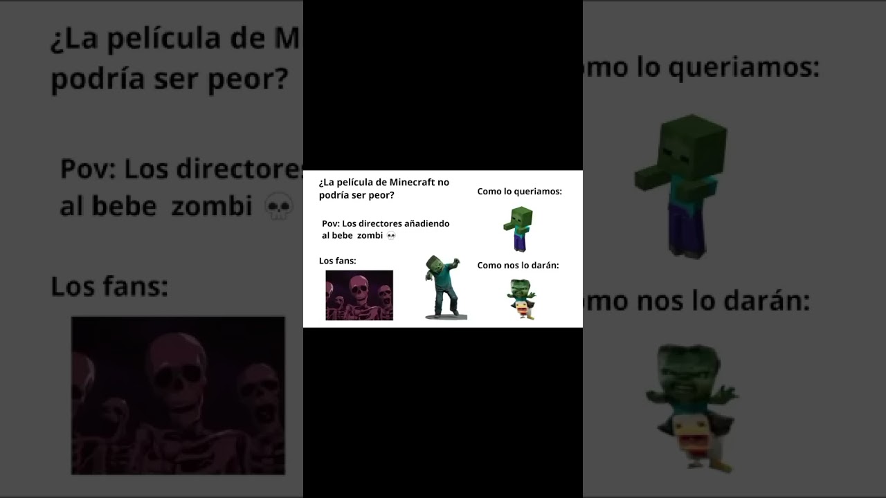 La película de Minecraft no podría ser peor💀#humor #minecraft