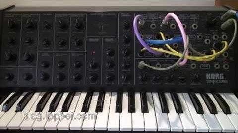 Korg MS-20 seeping loop #korgms20