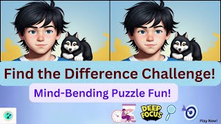 Find the Difference Challenge!  Can You Find Them All | Mind-Bending Puzzle Fun! #22 Enjoy on it!!