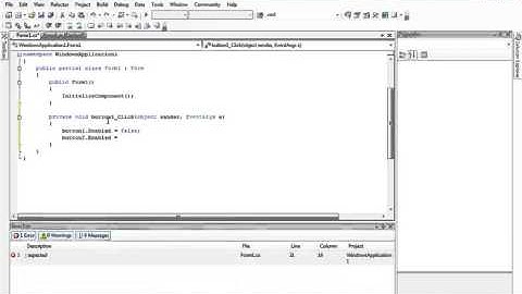 C# Butonları Aktif Pasif Yapma Ömür Teşi