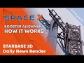 SpaceX Align booster with launch tower chopsticks. How it works! Starbase Boca Chica Dec. 05 2021