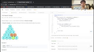 Leetcode: 118 Pascal's Triangle || September Daily Challenge
