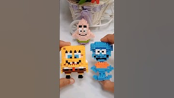 Squidward Building Block #lego #bricks #youtubeshorts