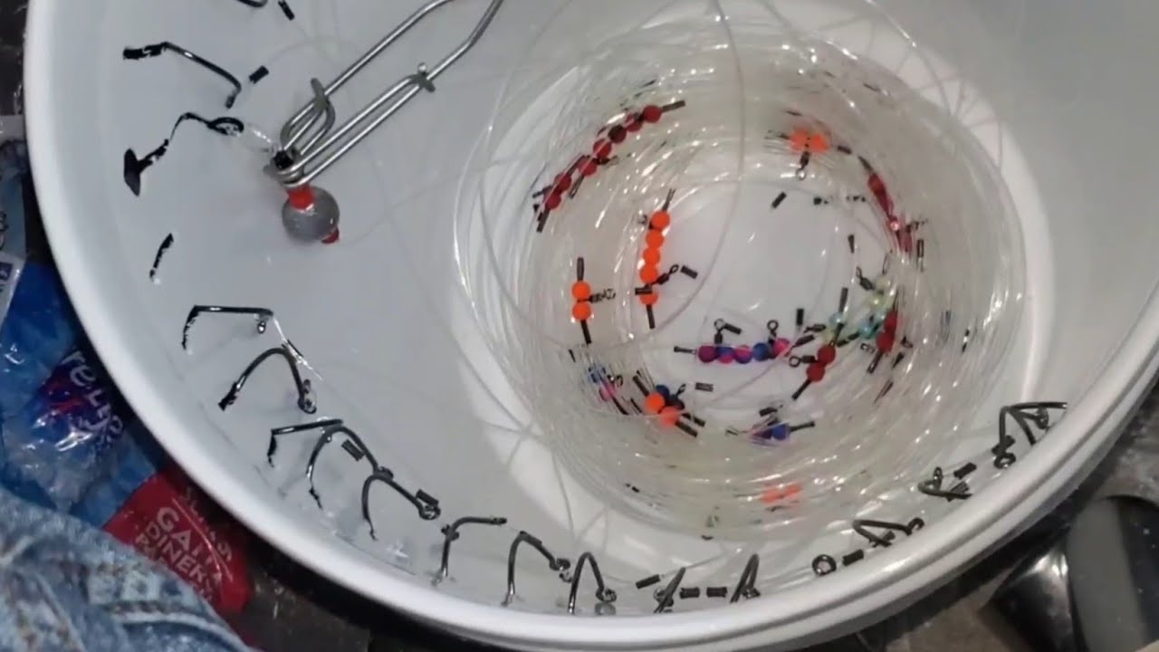 30 hooks per rig how we set it up to help you improve your fishing