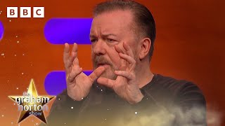 Ricky Gervais bought a child’s cricket box..? | The Graham Norton Show - BBC